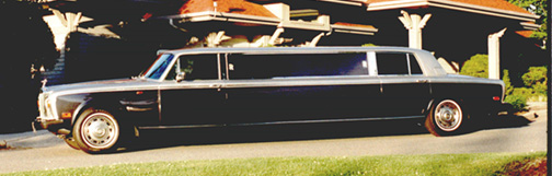 6-passenger Rolls Royce Limousine